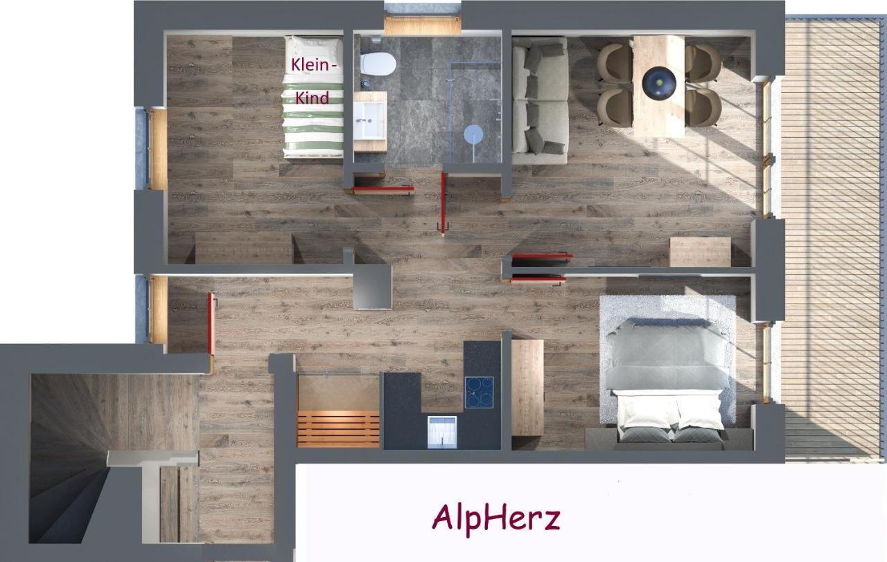 バッハAlpfee Lechtalアパートメント エクステリア 写真